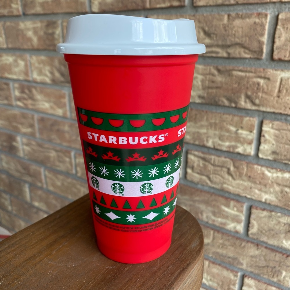 Starbucks 2022 Reusable Christmas Cup NEW